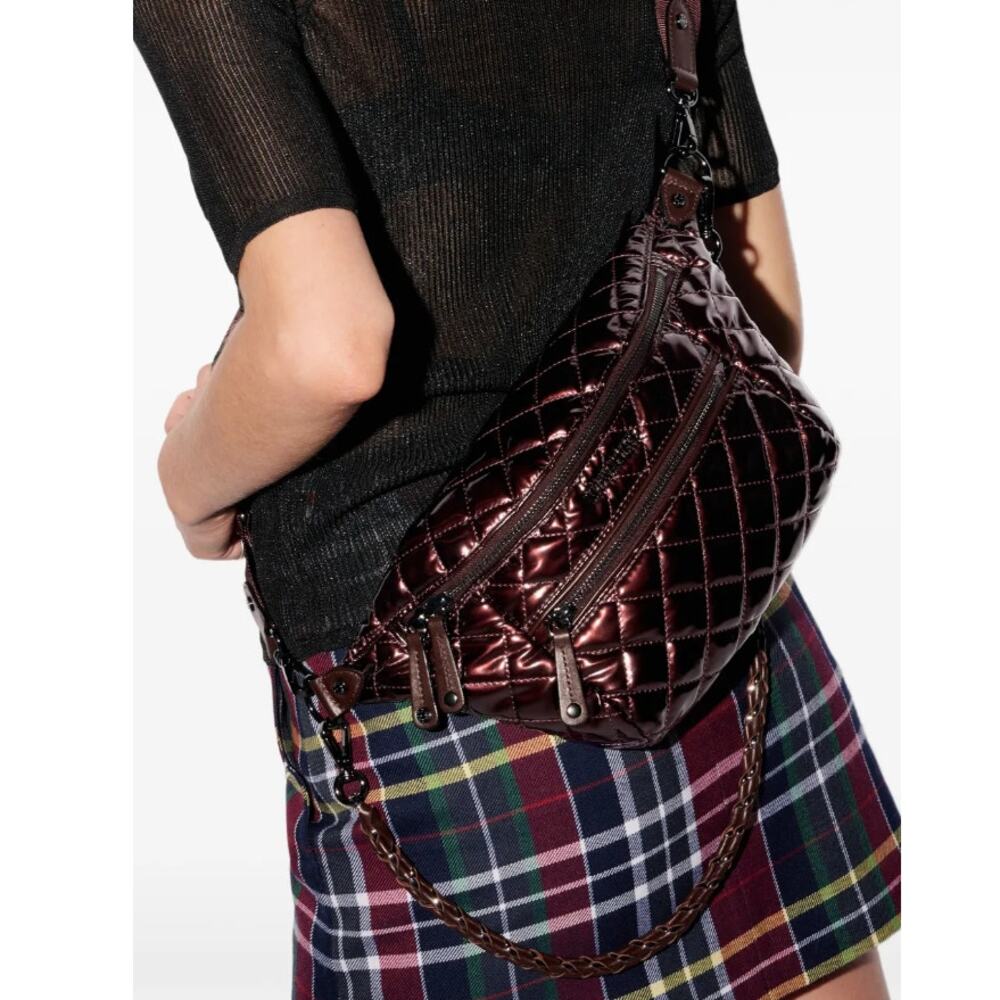 MZ Wallace Bordeaux Crosby Small Crossbody Sling Bag - Picture 2 of 10